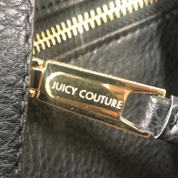 Juicy Couture Black Drawstring Backpack ﻿ ﻿